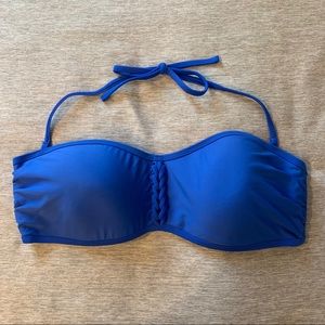 Royal Blue Bandeau Swim Top